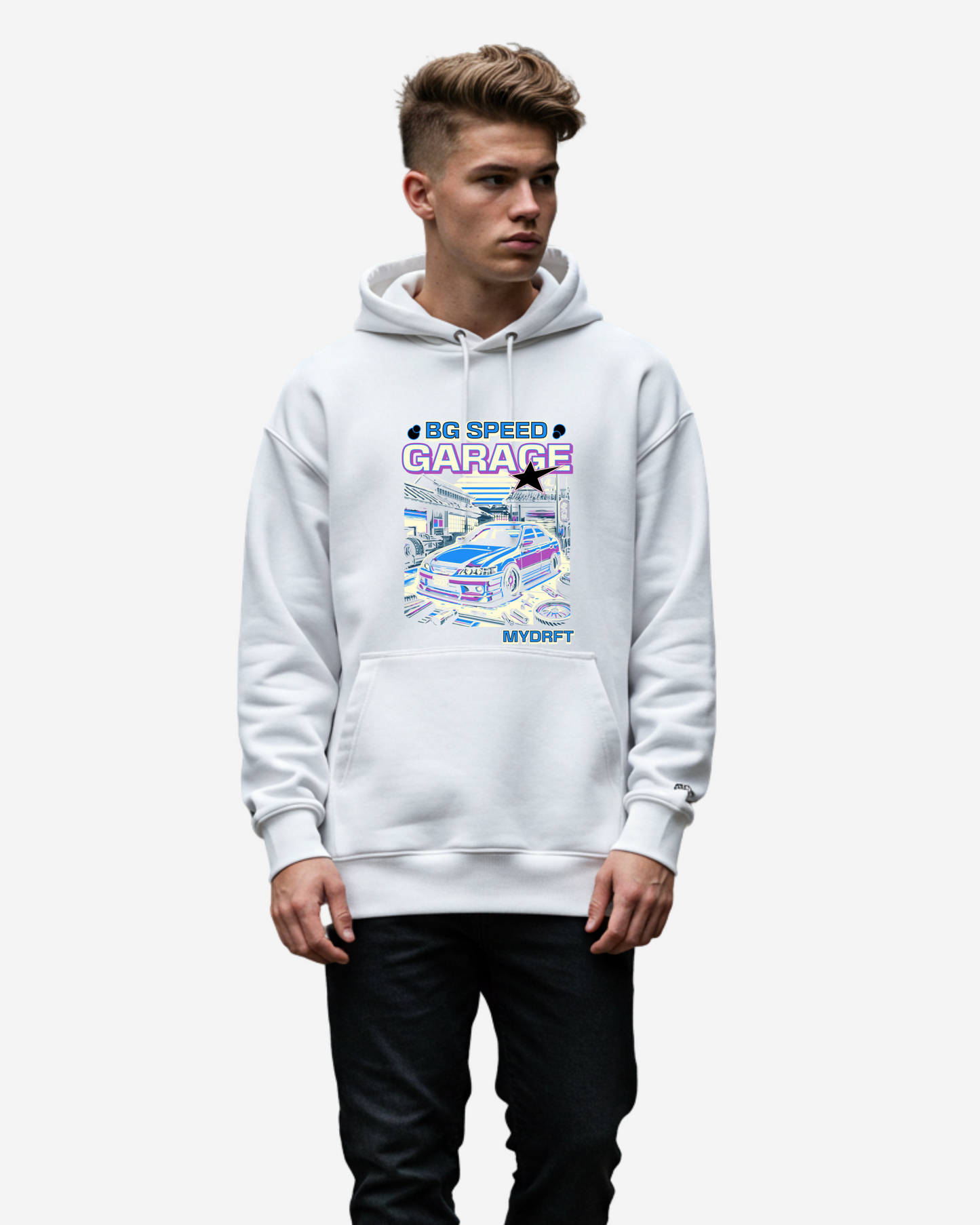 BG Speed Garage Oversized Hoodie