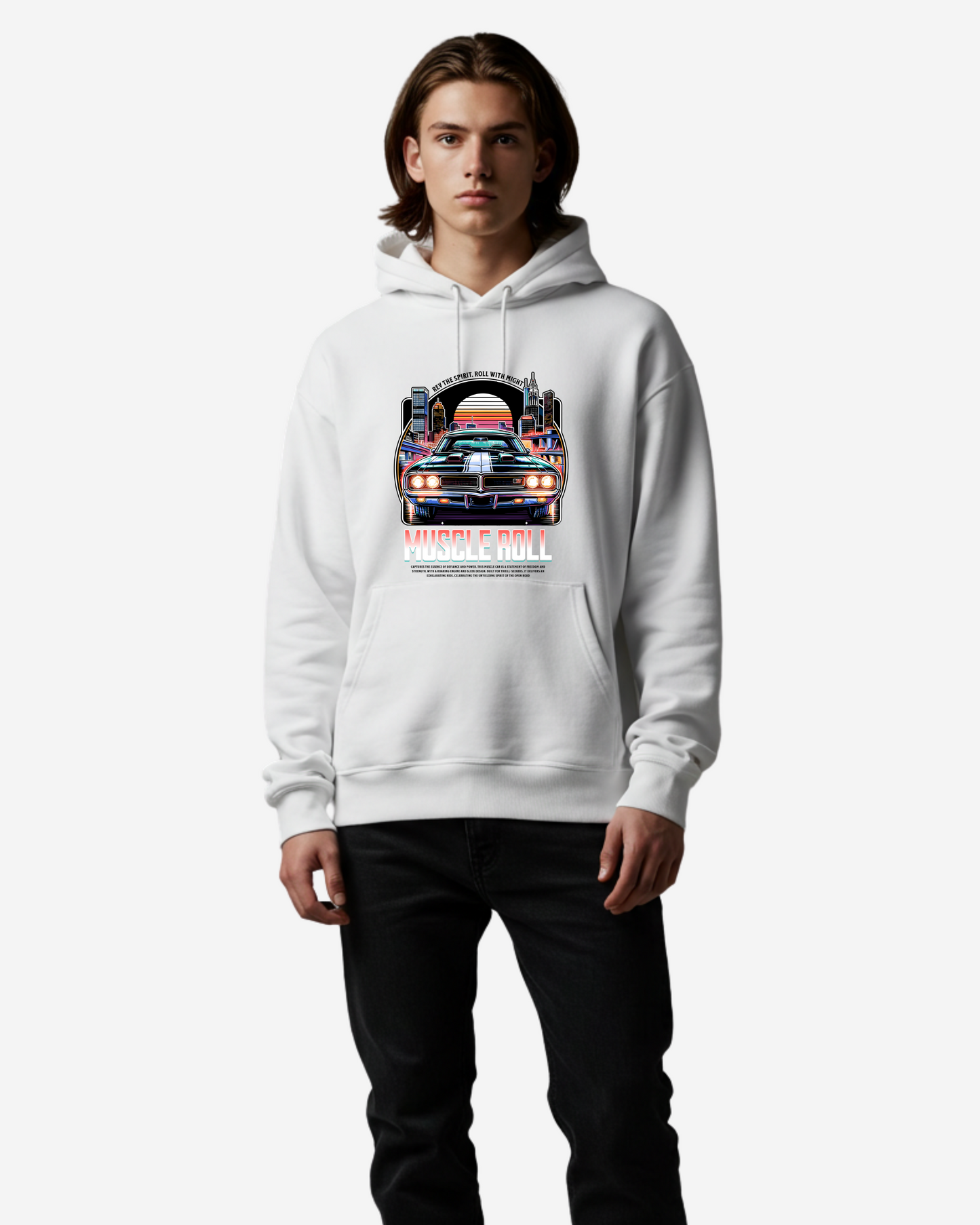 Muscle Roll Oversized Hoodie