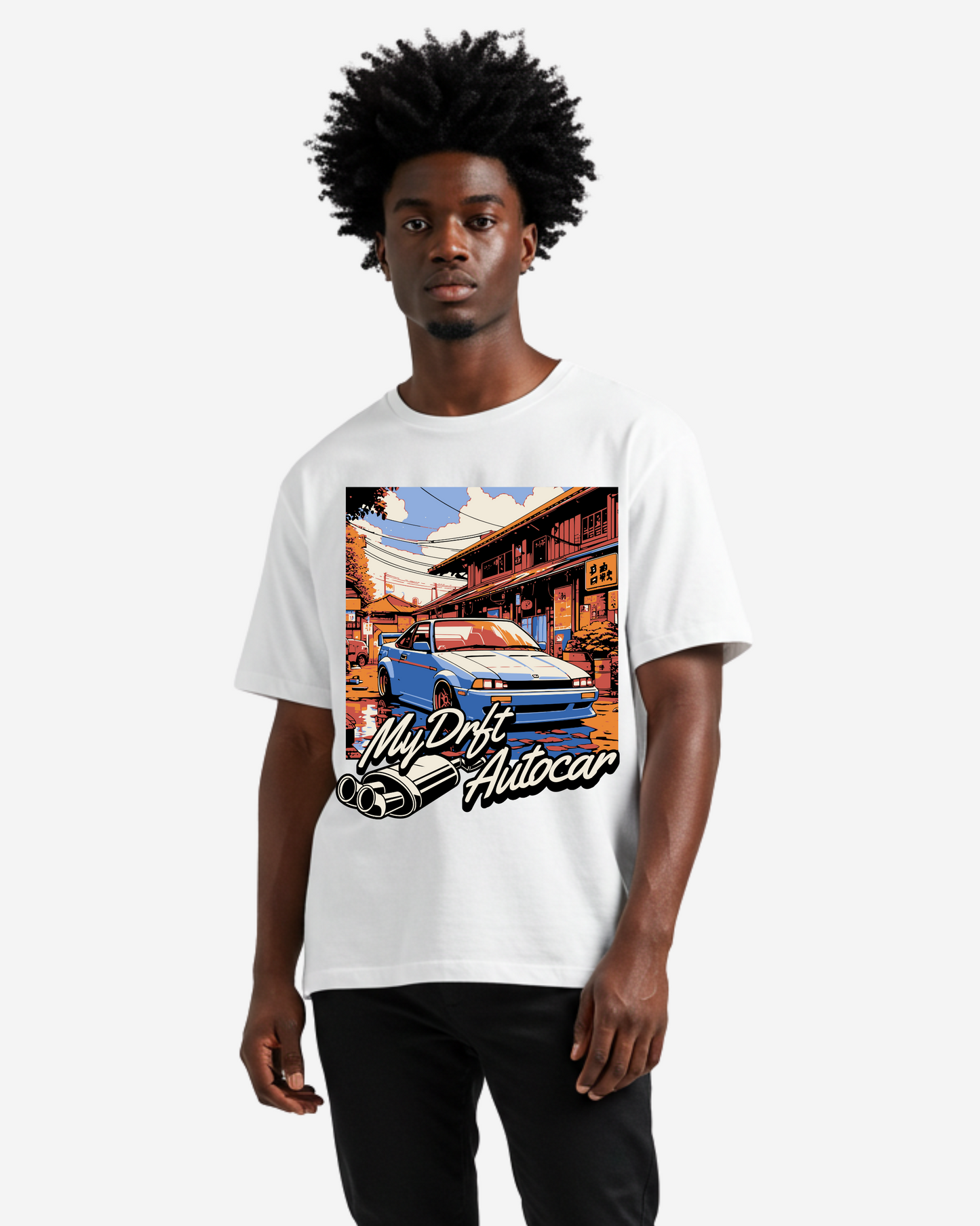 Japan Car Graphic Oversized T-Shirt