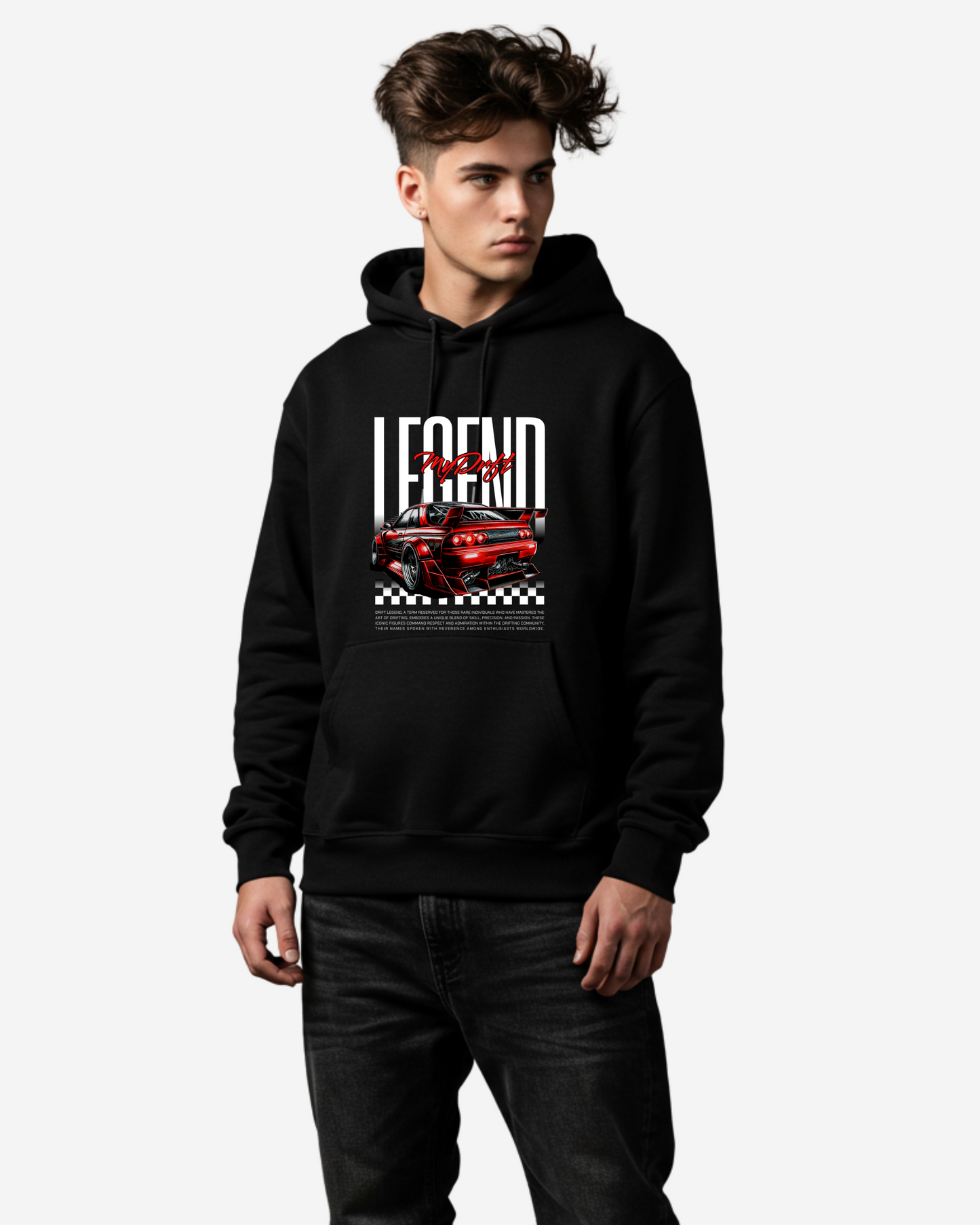 Legend Drift Urban Streetwear Oversized Hoodie