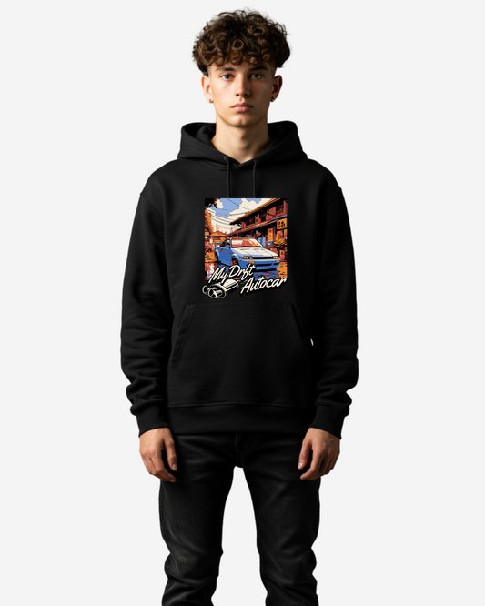 Japan Car Graphic Oversized Hoodie