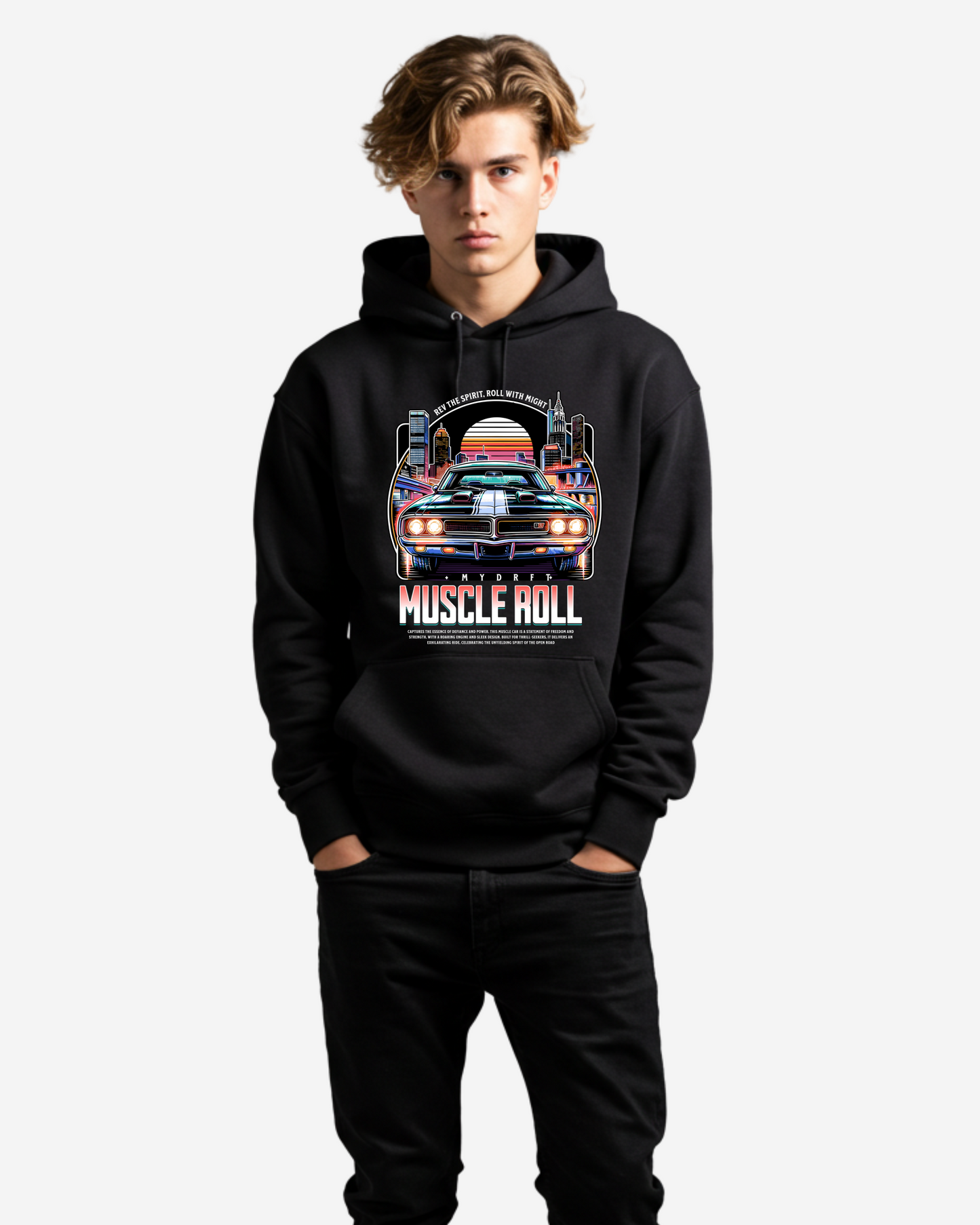 Muscle Roll Oversized Hoodie