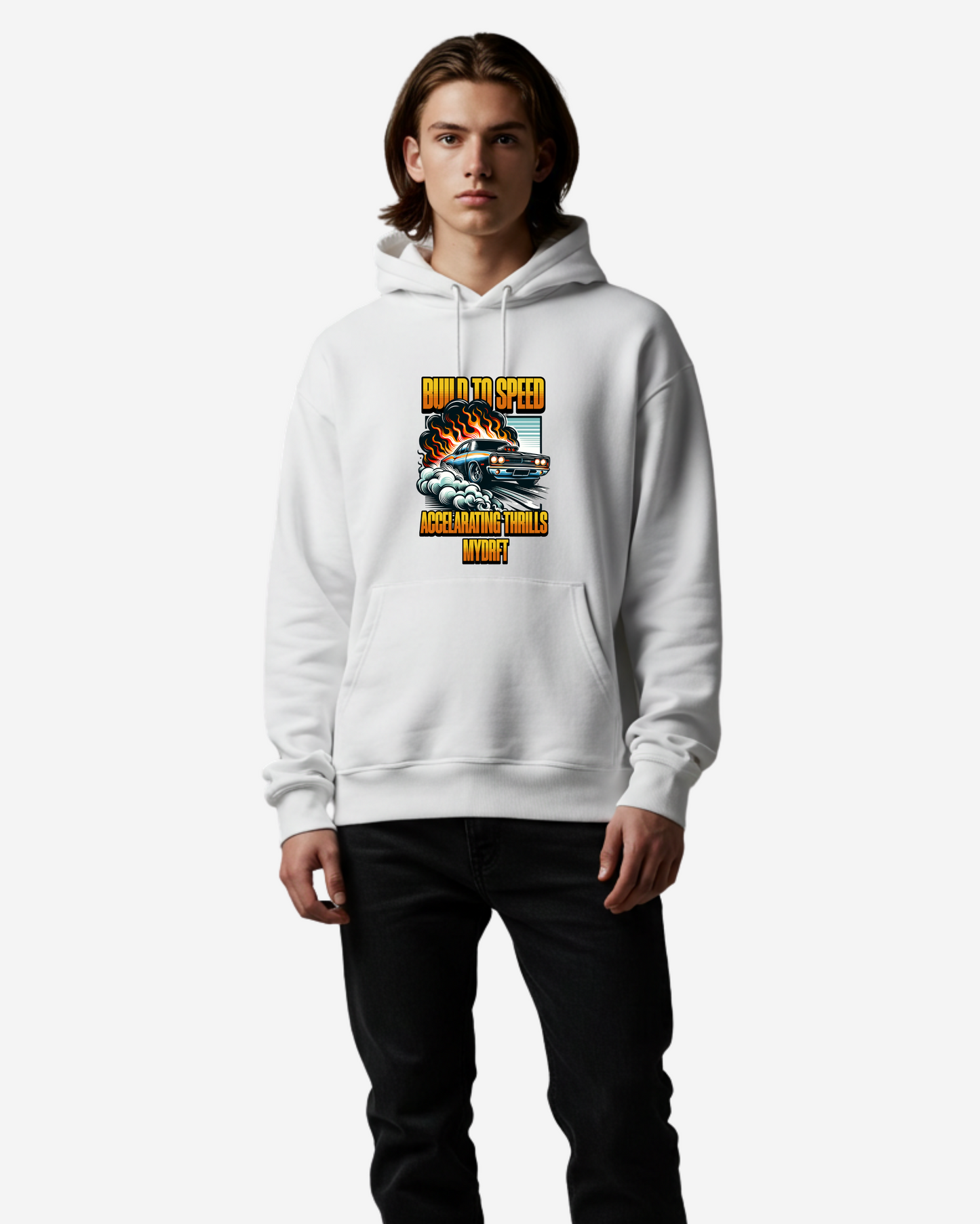Build To Speed Oversized Hoodie
