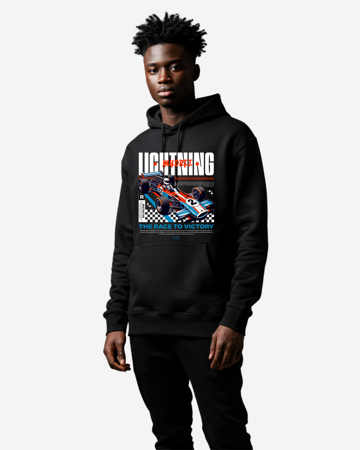 Lightning Speed Oversized Hoodie