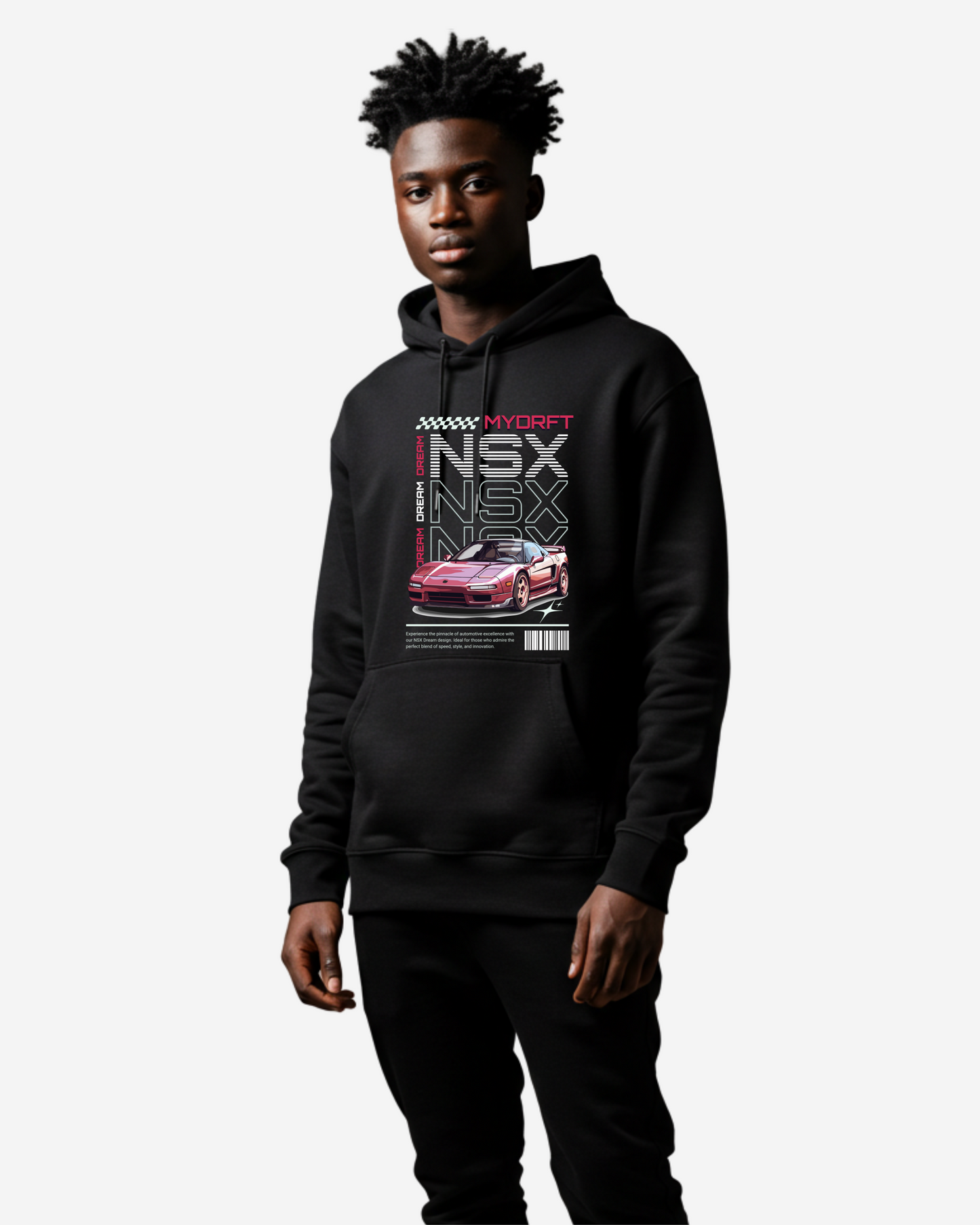 NSX Race Car Oversized Hoodie