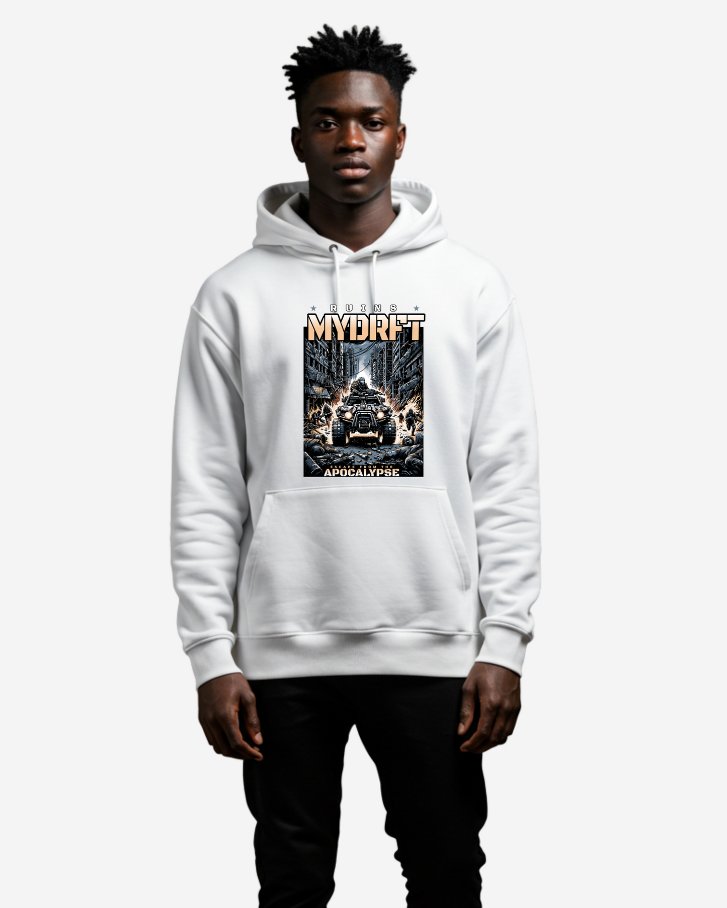 Ruins Runner Oversized Hoodie