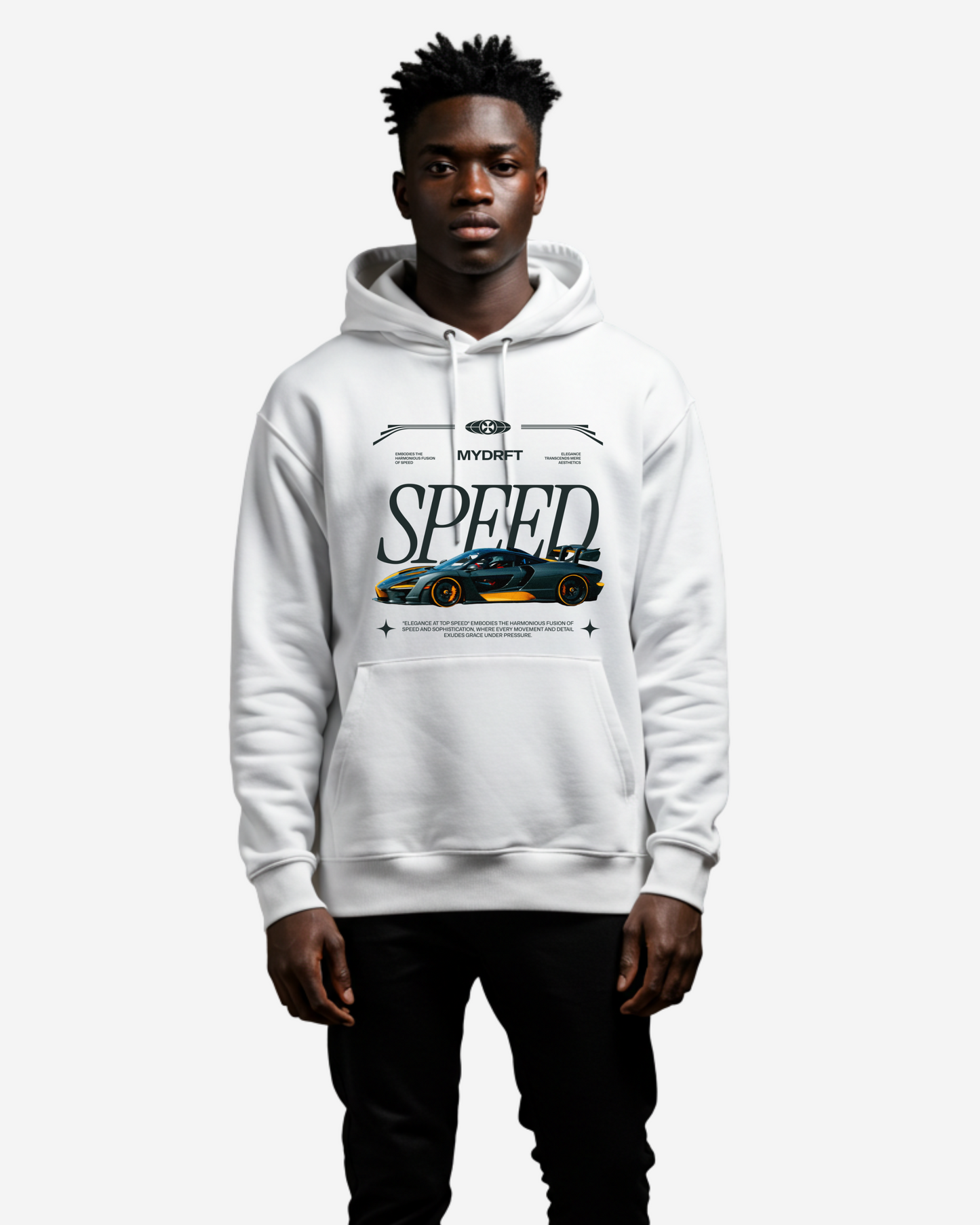 Speed Car Streetwear Oversized Hoodie