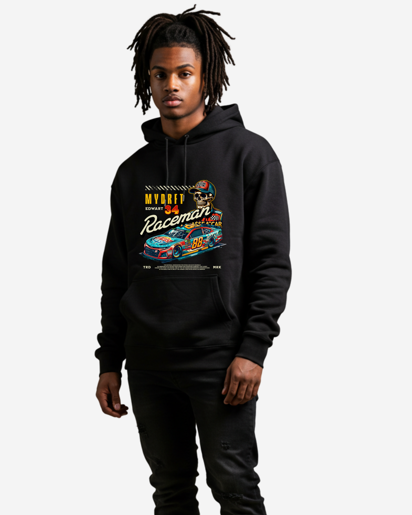 Racer Man Oversized Hoodie