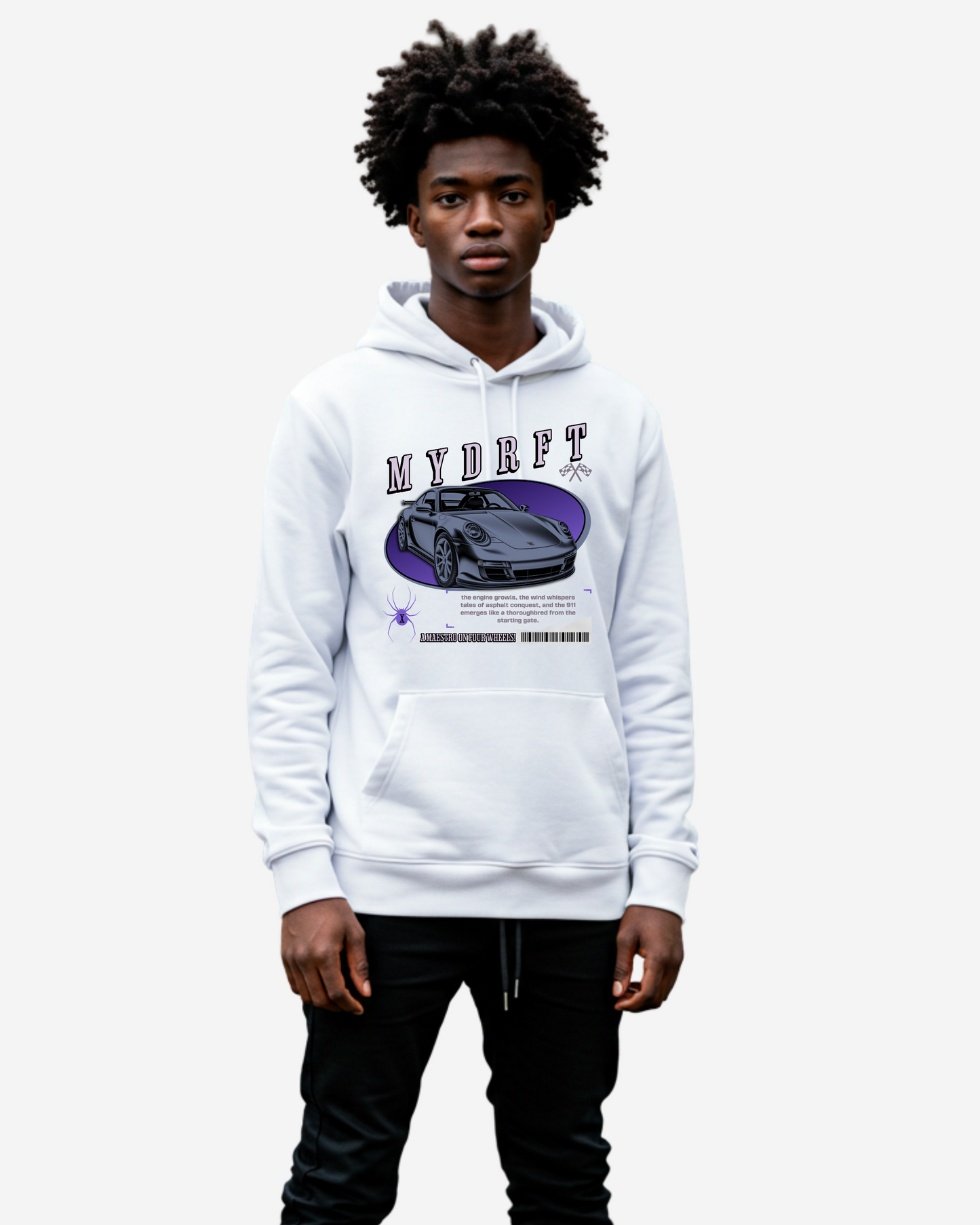 Car Graphic Oversized Hoodie