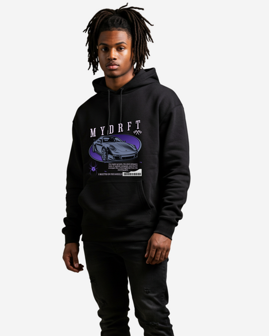 Car Graphic Oversized Hoodie