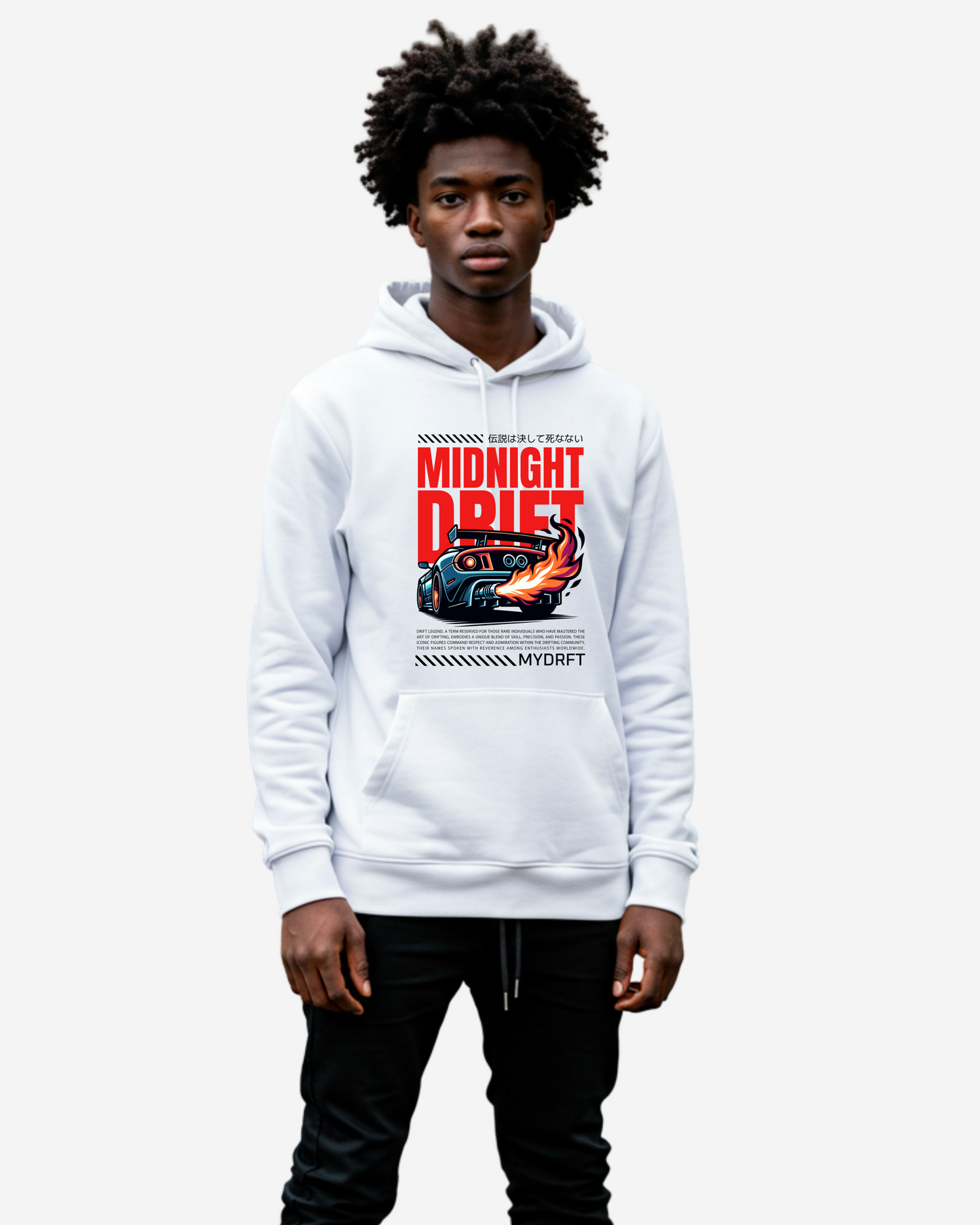 Midnight Drift Oversized Hoodie