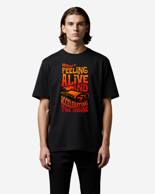 Accelerating The Engine Oversized T-Shirt