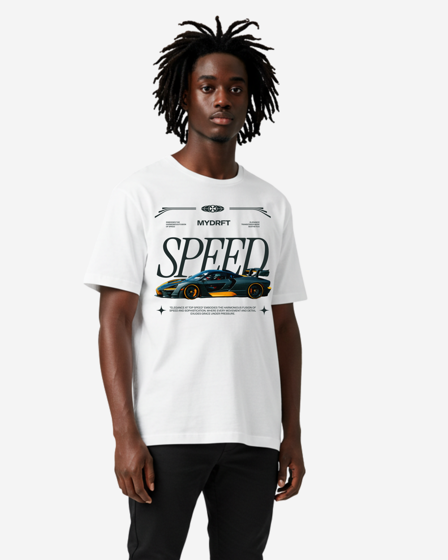 Speed Car Streetwear Oversized T-Shirt