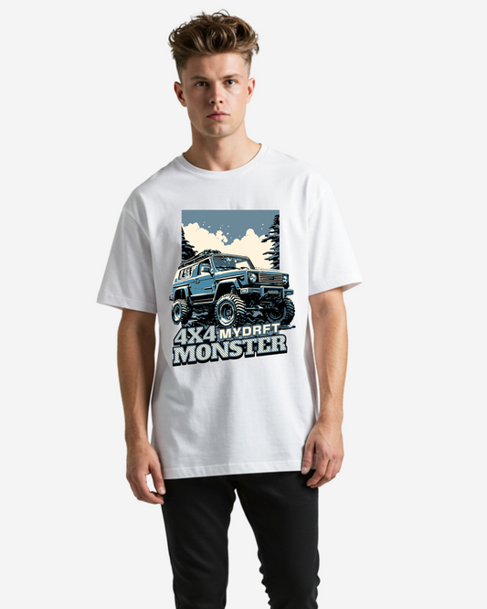 4x4 Monster Car Oversized T-Shirt